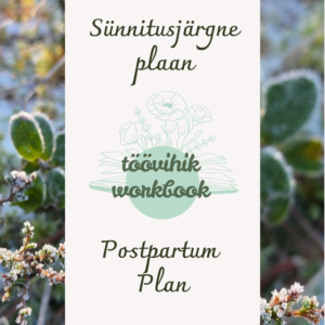 Sünnitusjärgne plaan - töövihik 🇪🇪 🇬🇧